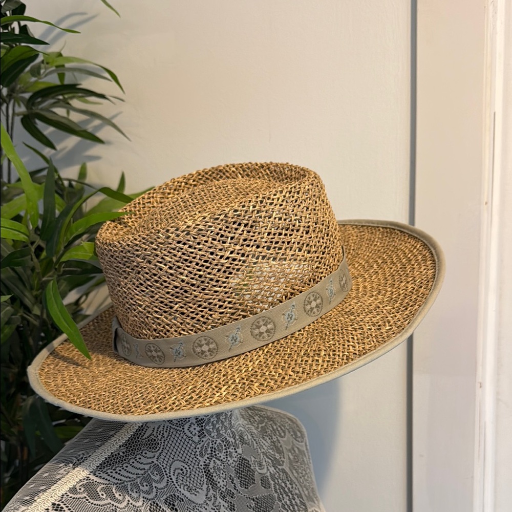 Columbia Tan Straw Hat size XL